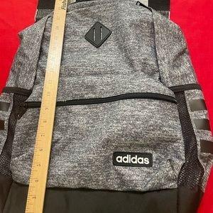 Adidas Backpack RN90288, gray black trim.